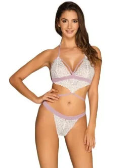 Lilyanne body białe - Obsessive L/XL