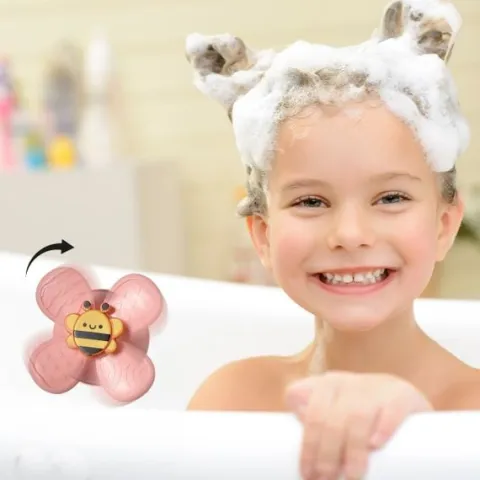 Ślimak Jeżdżący Interaktywny Dla Dzieci Zabawka Spinner Do Kąpieli Wiatrak