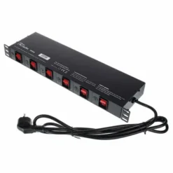 Listwa zasilająca 6 gniazd z osobnymi włącznikami the t.racks Power MS6