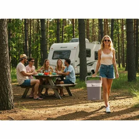 Lodówka turystyczna Berdsen Icemax 29 litry tryb ECO - ciemnoszara
