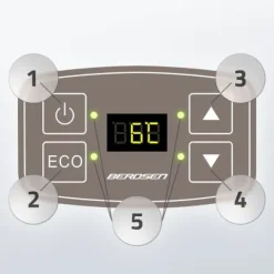 Lodówka turystyczna Berdsen Icemax 29 litry tryb ECO - ciemnoszara