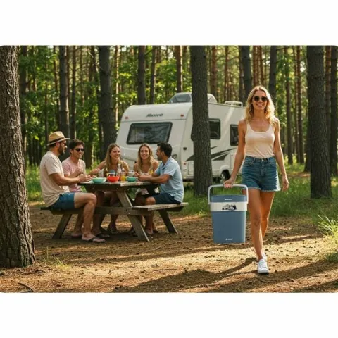 Lodówka turystyczna Berdsen Icemax 29 litry tryb ECO - niebieska