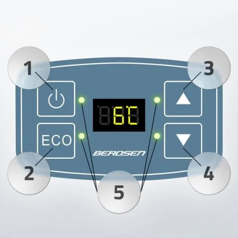 Lodówka turystyczna Berdsen Icemax 29 litry tryb ECO - niebieska