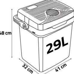Lodówka turystyczna Berdsen Icemax 29 litry tryb ECO - zielona