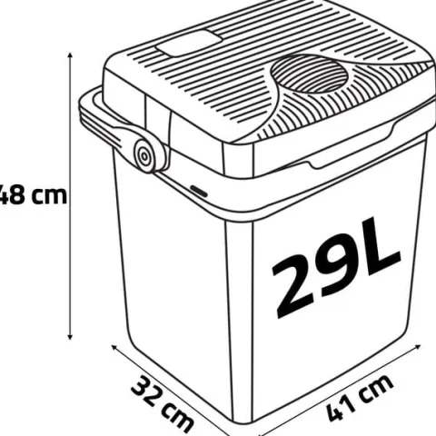 Lodówka turystyczna Berdsen Icemax 29 litry tryb ECO - zielona