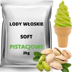 LODY WŁOSKIE SOFT PISTACJOWE 2 kg mieszanka w PROSZKU