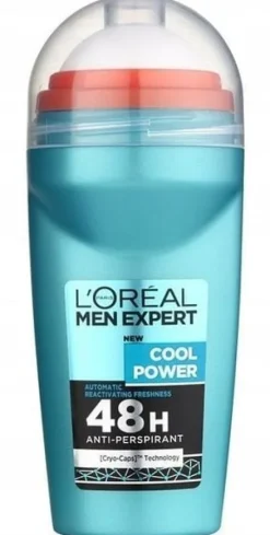 LOreal Men Expert Cool Power Deo Roll On Antyperspirant W Kulce 50ml