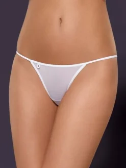 Luiza stringi białe - z efektownym wzorem z tyłu Obsessive S/M