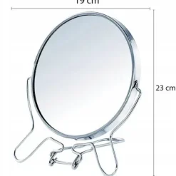 LUSTERKO DO MAKIJAŻU KOSMETYCZNE LUSTRO STOJĄCE 19 CM