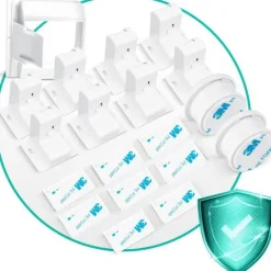 Magnetyczne zabezpieczenie szafek Ricokids 798010 8 szt