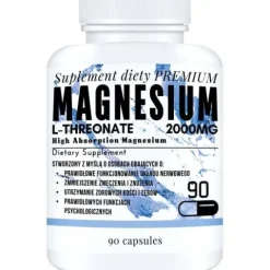 MAGNEZ L-TREONIAN 2000 MG SEN PAMIĘĆ KONCENTRACJA STRES UKŁAD NERWOWY 90TAB