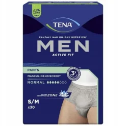 Majtki chłonne TENA Men Normal S/M pieluchomajtki pieluchy dla dorosłych