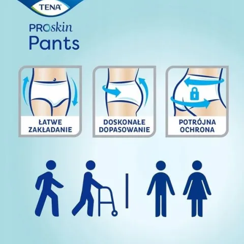 Majtki chłonne TENA Pants Night M pieluchomajtki pieluchy dla dorosłych