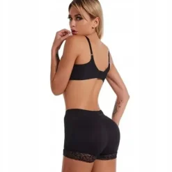 Majtki PUSH UP modelujące z koronką powiększające wyjmowane wkładki