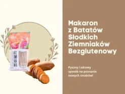 Makaron do hot pot ze słodkich ziemniaków bezglutenowy z batatów sweet potato 350g