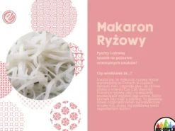 Makaron ryżowy wstążka długi niecięty bezglutenowy azjatycki 5mm farmer brand 400g