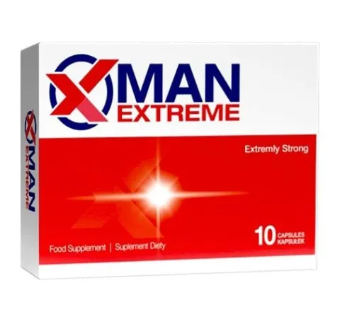 MAN EXTREME EKSTREMALNIE MOCNA EREKCJA 10 KAPSUŁEK 24h SILNA POTENCJA