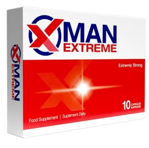 MAN EXTREME EKSTREMALNIE MOCNA EREKCJA 10 KAPSUŁEK 24h SILNA POTENCJA