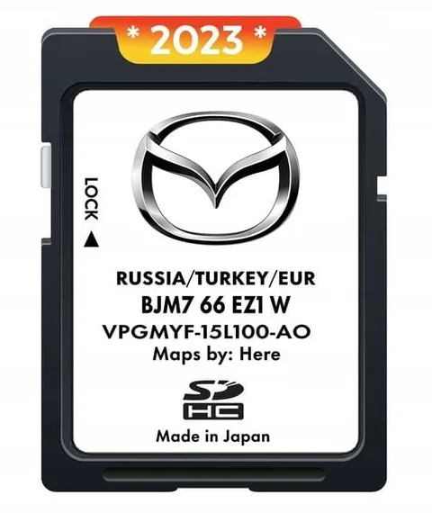 MAPA MAZDA NAWIGACJA KARTA NAJNOWSZA 2024 EUROPA