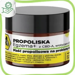 Maść propolisowa Api Effect egzema CBDA wrotycz glistnik na skórę 50ml