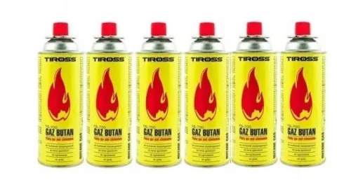 MARKOWY ZESTAW PALNIK TIROSS TS 708 Z PIEZO CERAMICZNY DYSZĄ +6x GAZ TIROSS