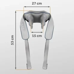 Masażer do pleców szyi karku shiatsu 3 tryby ogrzewanie bezprzewodowy Neo-Sport NS-505