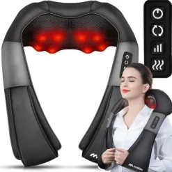 Masażer Do Szyi Karku Ciała Stóp Pleców Shiatsu Pas Masujący Grzejący