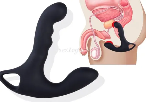 Masażer Prostaty Z Wibracjami + Masuje Krocze
