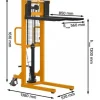 MASZTOWY WÓZEK PALETOWY UDŹWIG 500 KG, PODNOSZENIE 1300 MM CORMAK P513A