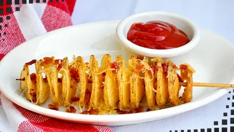 Maszynka do chipsów ziemniaków warzyw spirala krajarka zakręcony ziemniak
