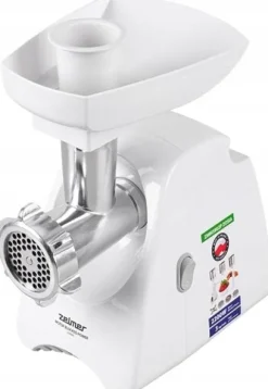 Maszynka do mielenia mięsa elektryczna Zelmer ZMM5801P 2200W 3 kg/min Biały