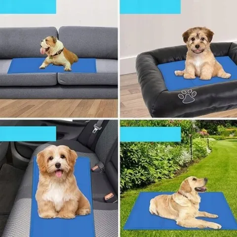 MATA CHŁODZĄCA DLA PSA DUŻA XXL 110x70cm żelowa legowisko PREMIUM