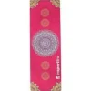 Mata do jogi i ćwiczeń zamszowa Sunshine czerwona 183 x 61 x 0,4 cm Insportline