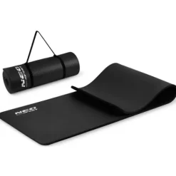 Mata do ćwiczeń gruba 183 x 60 cm Neo-Sport - 192300 czarna