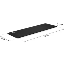 Mata do ćwiczeń gruba 183 x 60 cm Neo-Sport - 192300 czarna