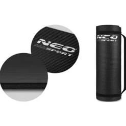Mata do ćwiczeń gruba 183 x 60 cm Neo-Sport - 192300 czarna