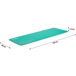 Mata do ćwiczeń gruba 183 x 60 cm Neo-Sport - 192301 turkusowa