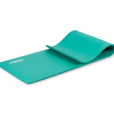 Mata do ćwiczeń gruba 183 x 60 cm Neo-Sport - 192301 turkusowa