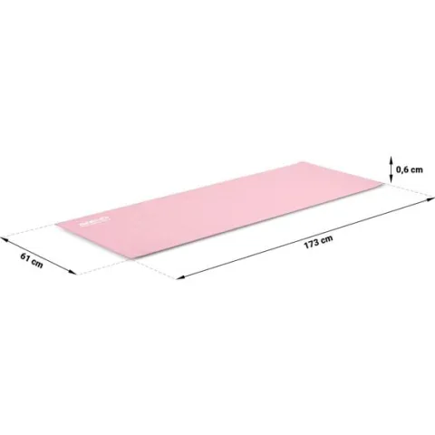 Mata do ćwiczeń 173 x 61 cm Neo-Sport - 192101 różowa