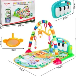 Mata edukacyjna Z Pianinkiem DREAM WORLD