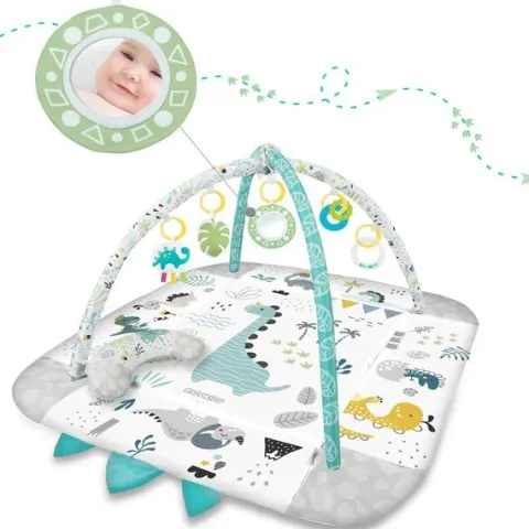 Mata interaktywna edukacyjna 110 x 100 cm Nessi Ricokids