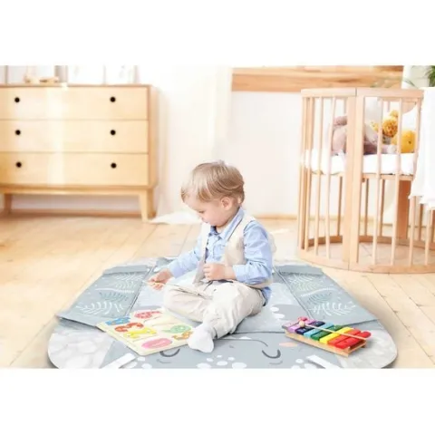 Mata interaktywna edukacyjna 110 x 100 cm Nessi Ricokids