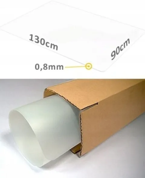 MATA OCHRONNA POD KRZESŁO FOTEL PODKŁADKA 130X90 CM PRZEZROCZYSTA SOLIDNA