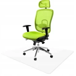 MATA OCHRONNA POD KRZESŁO FOTEL PODKŁADKA 130X90 CM PRZEZROCZYSTA SOLIDNA