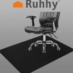Mata Ochronna Pod Krzesło 90X130Cm Ruhhy - Czarna
