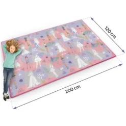 Mata piankowa do kolorowania zwijana 200 x 120 x 0,3 cm Ricokids RK-343