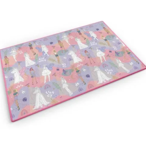 Mata piankowa do kolorowania zwijana 200 x 120 x 0,3 cm Ricokids RK-343
