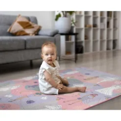 Mata piankowa do kolorowania zwijana 120 x 90 x 0,3 cm Ricokids RK-344
