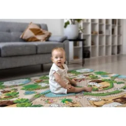 Mata piankowa do kolorowania zwijana 200 x 120 x 0,3 cm Ricokids RK-343