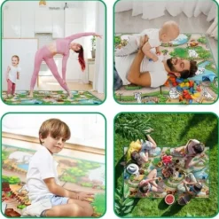 Mata piankowa do kolorowania zwijana 200 x 120 x 0,3 cm Ricokids RK-343